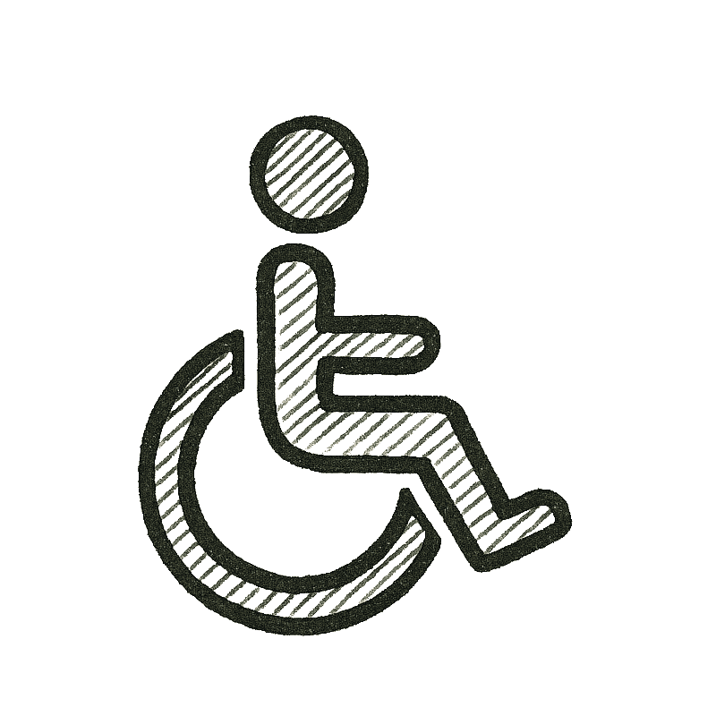 Icon representing accessibility details for Nester Finn Financial District
