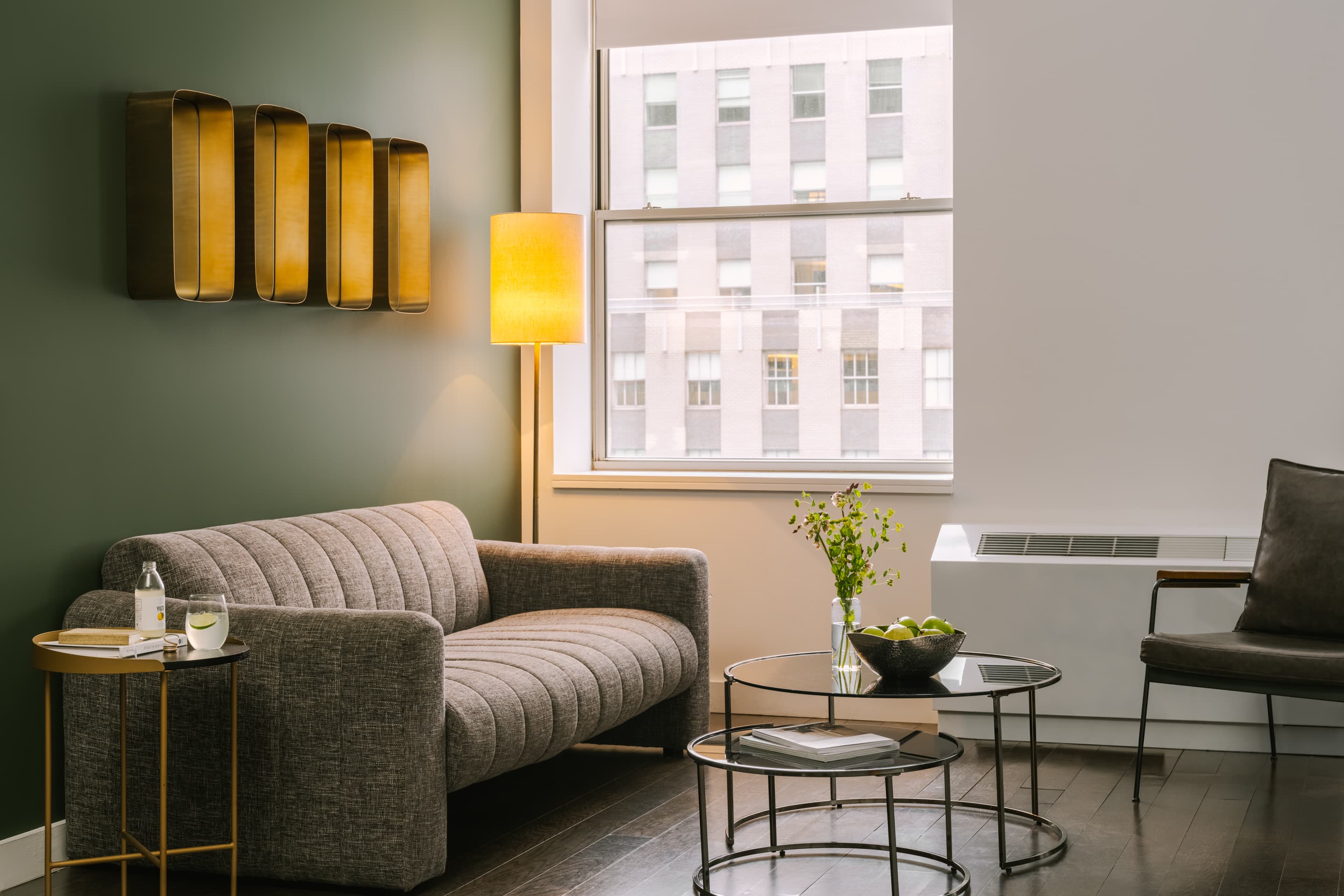 Apartment interior at One Platt Street, Nester Finn Financial District