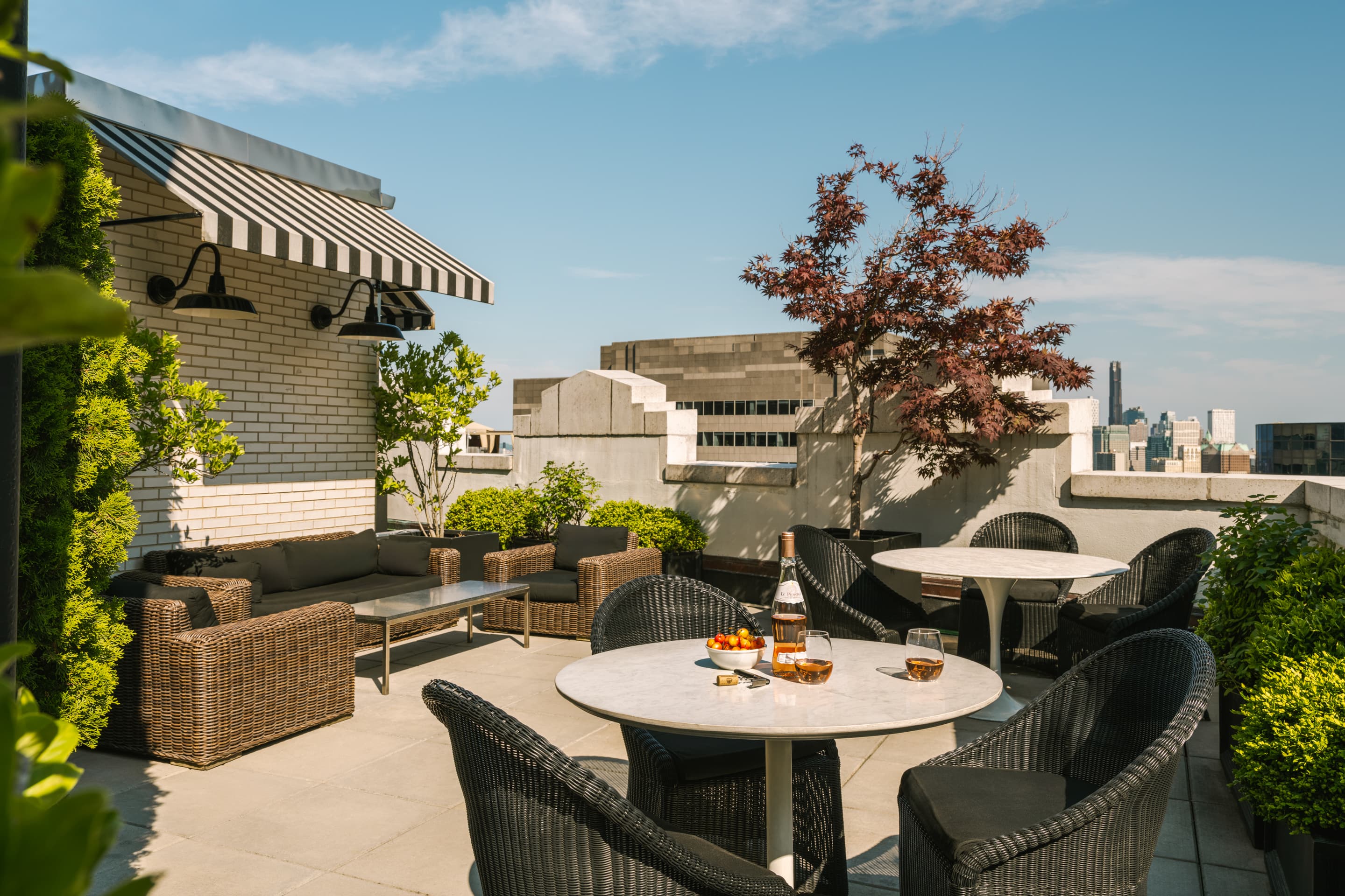 Interior view of Nester Finn Financial District showcasing modern design and comfortable accommodations