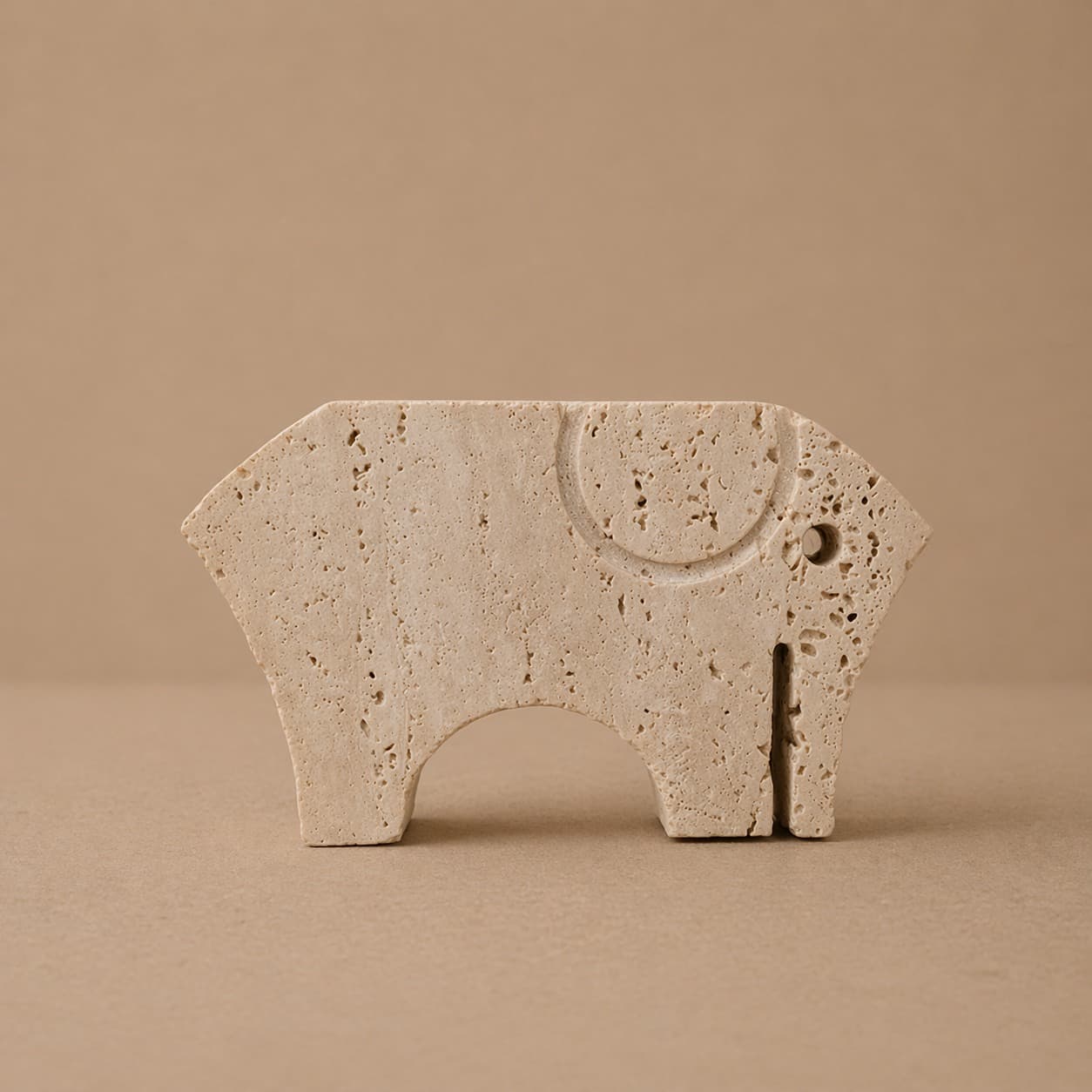 Fratelli Mannelli, Travertine Elephant, 1973