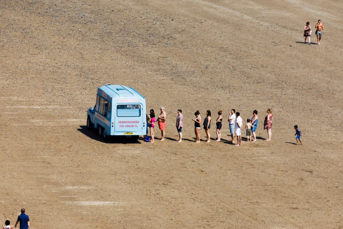 Martin Parr, Tenby Wales, 2018