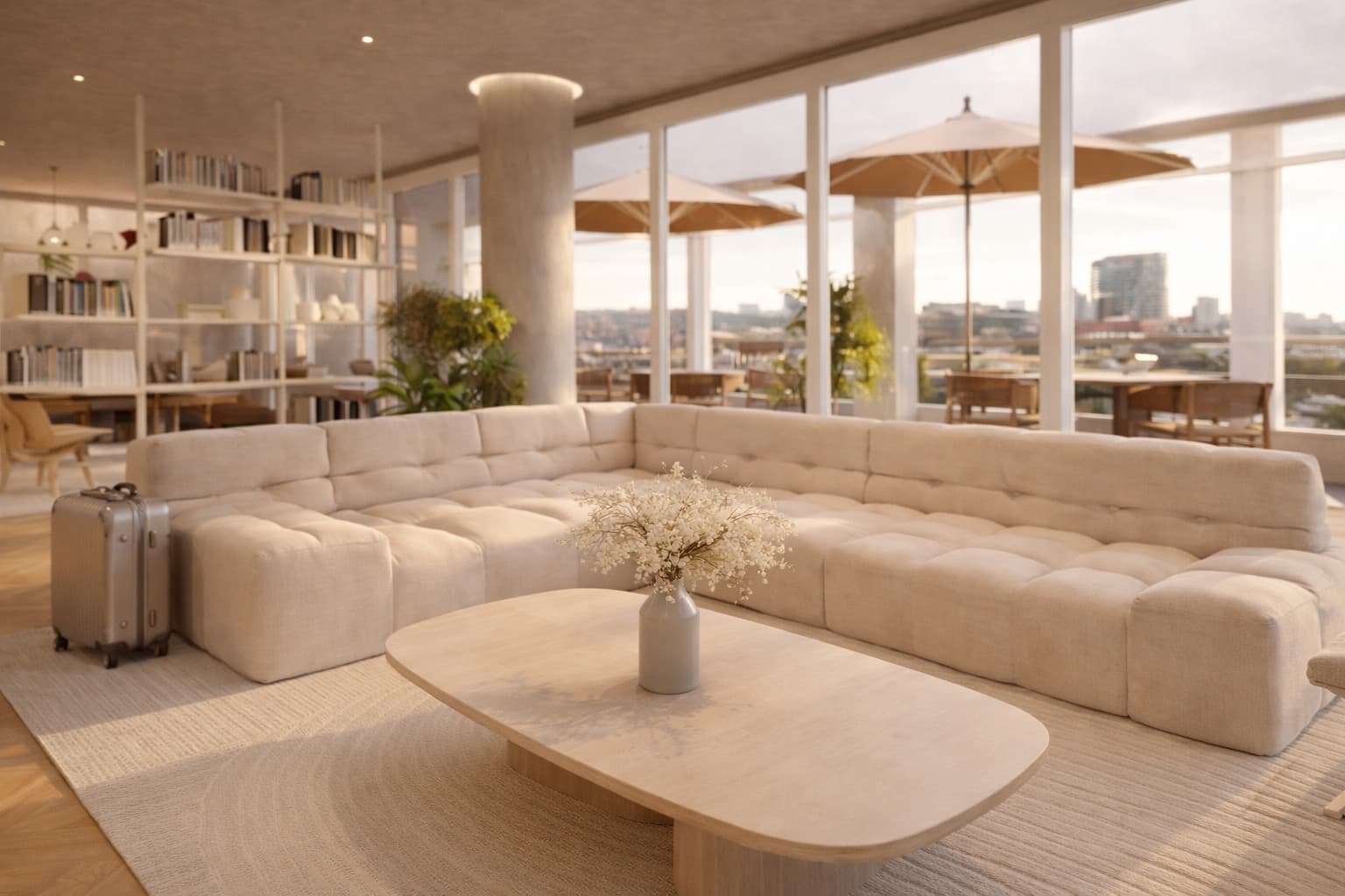 Modern lobby and reception area at Nester Finn Downtown Toronto in Toronto