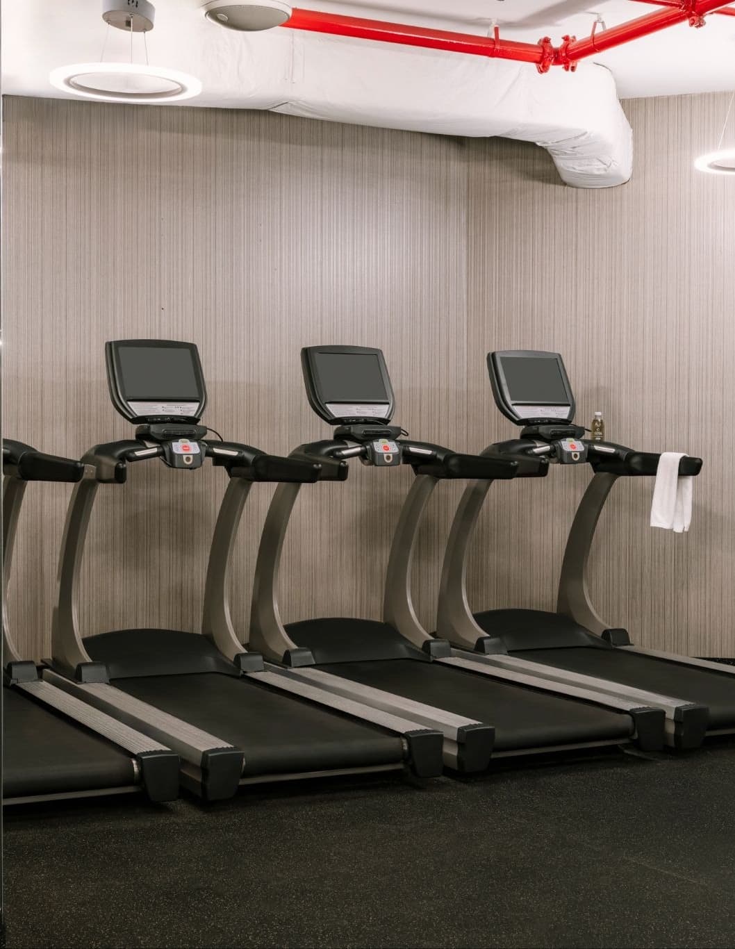 Modern fitness center with state-of-the-art equipment at Nester Finn Grand Central