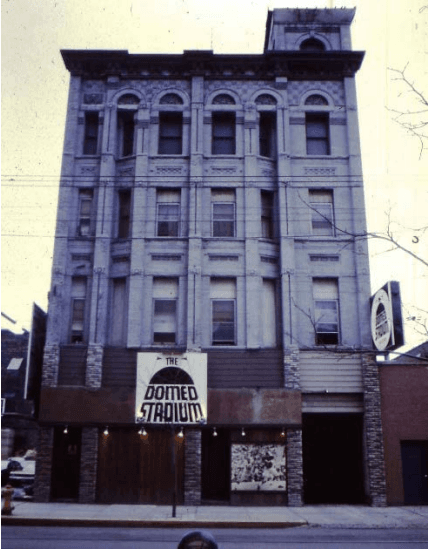 Historic street view near Nester Finn St. Lawrence Market in Toronto showcasing heritage architecture and neighborhood character